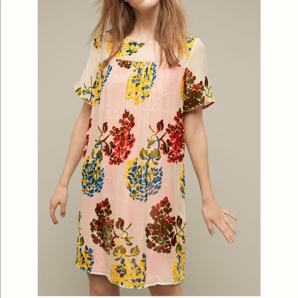 Maeve flower market swing dress Anthropologie s